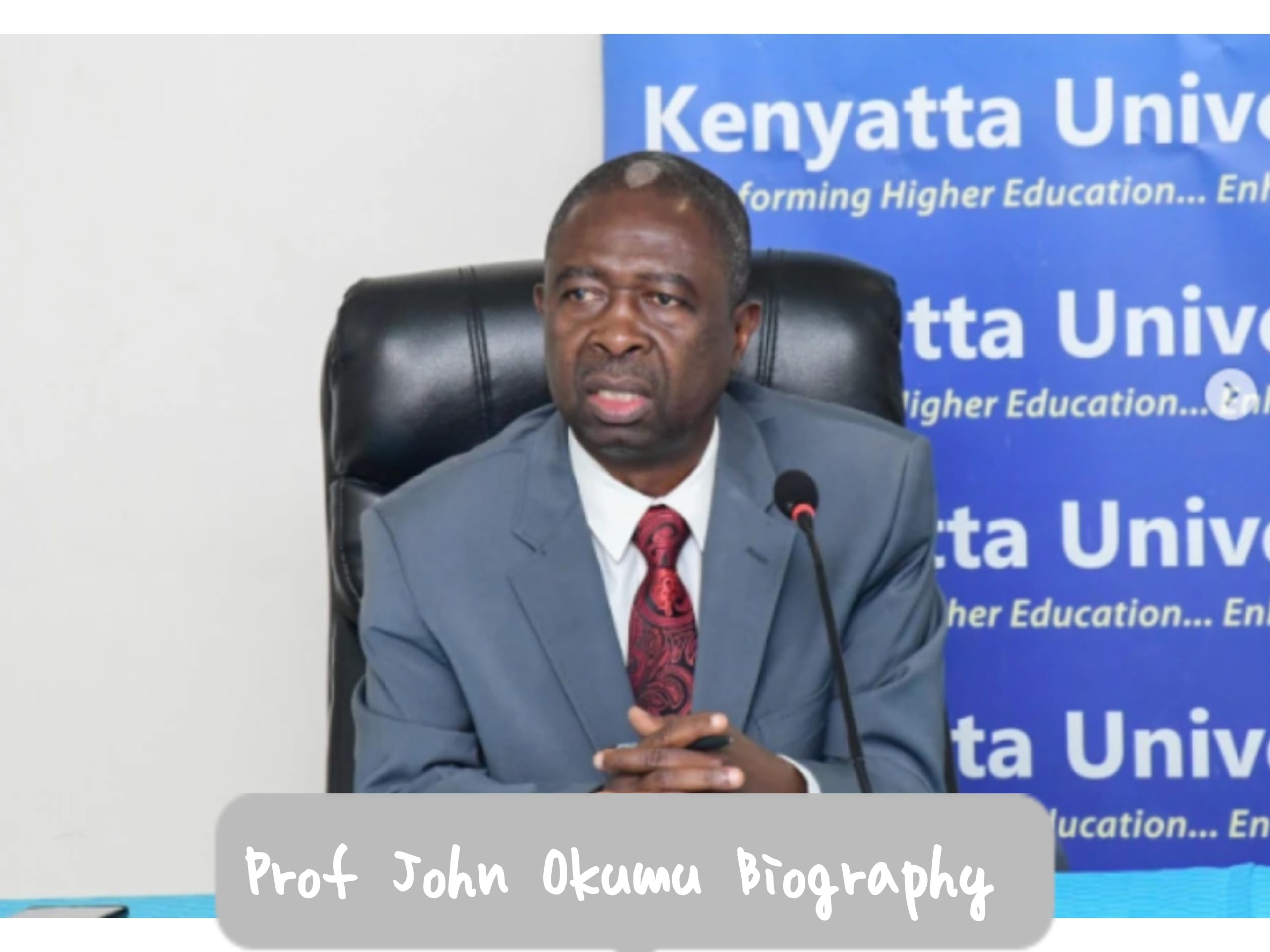 Prof John Okumu Biography